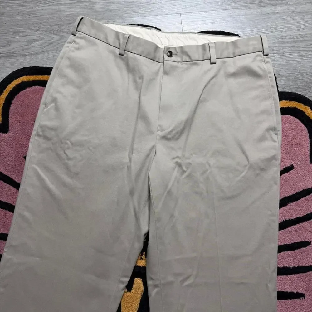 Brooks Brothers Advantage Chino Clark Fit Pants Size 36x30 Tan
